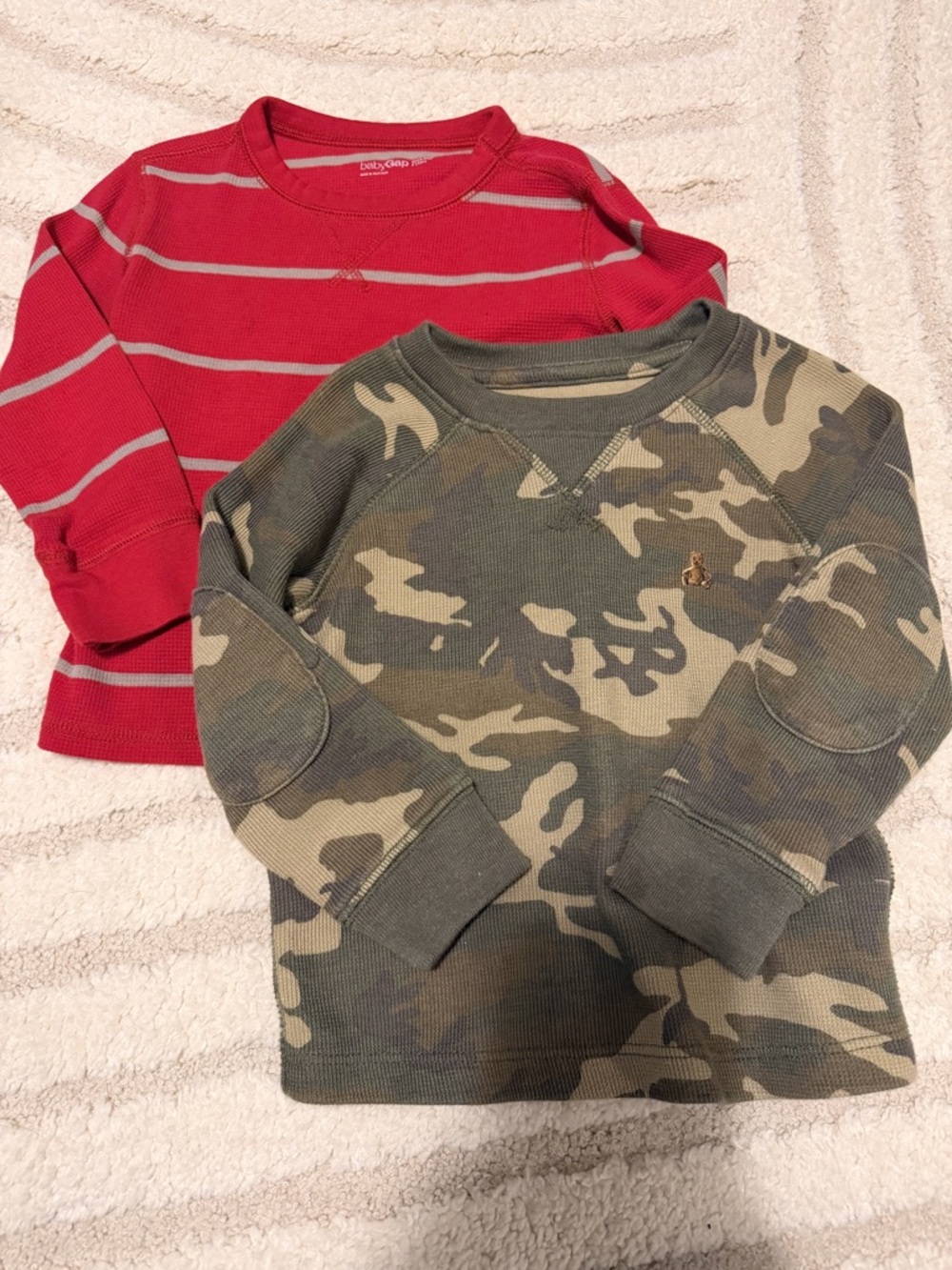 GAP bundle - two waffle long sleeve tops
